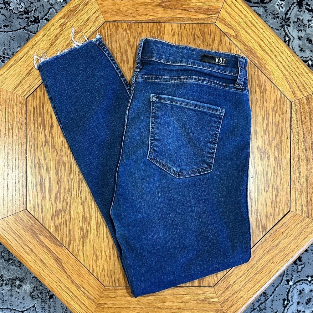 *KUT FROM THE KLOTH* Deep Blue Cropped Jeans